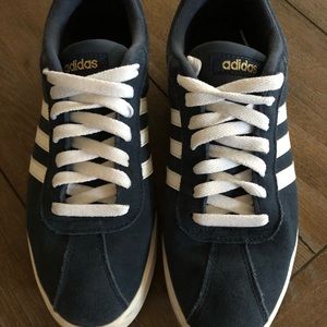 Navy Blue Adidas Gazelles